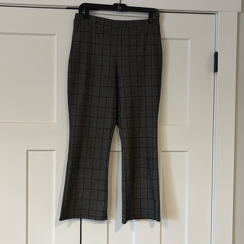 Crop Plaid Pants
